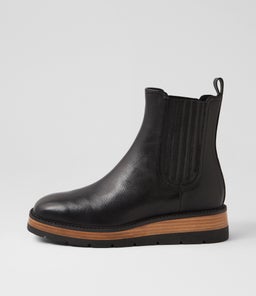 TOMKINS DJ BLACK NAT&BLACK LEATHER SOLE
