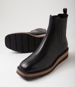 TOMKINS DJ BLACK NAT&BLACK LEATHER SOLE