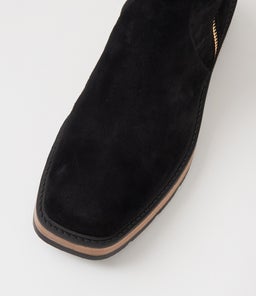 TRISTAD DJ BLACK NAT&BLACK SUEDE SOLE
