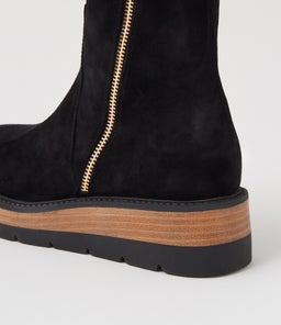 TRISTAD DJ BLACK NAT&BLACK SUEDE SOLE