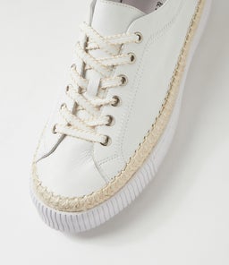 TYCHA DJ WHITE ALMOND WHITE LEATHER SOLE
