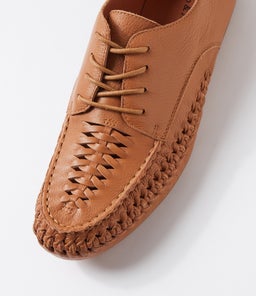 VOYCE DJ DK TAN LEATHER