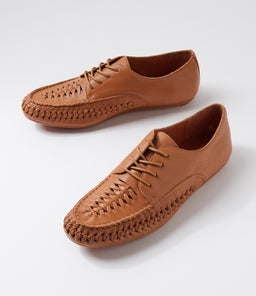 VOYCE DJ DK TAN LEATHER