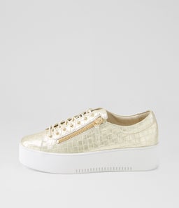 WOLFETA DJ PALE GOLD WHITE SOLE WEAVE