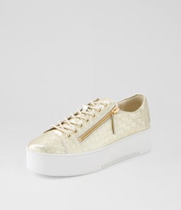 WOLFETA DJ PALE GOLD WHITE SOLE WEAVE