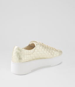 WOLFETA DJ PALE GOLD WHITE SOLE WEAVE