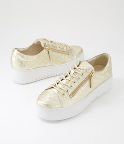 WOLFETA DJ PALE GOLD WHITE SOLE WEAVE