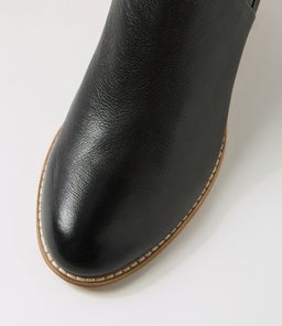 YAYOI DJ BLACK NATURAL HEEL LEATHER