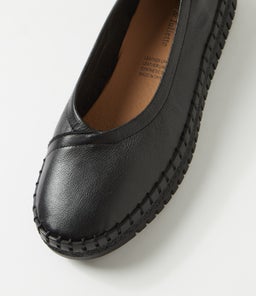MEATON DJ BLACK BLACK SOLE LEATHER