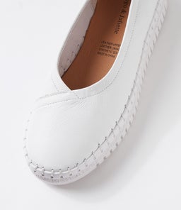 MEATON DJ WHITE WHITE SOLE LEATHER