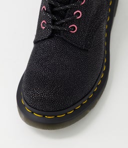 1460 8 EYE BOOT BLACK BEJEWELED LEATHER