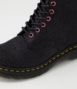 1460 8 EYE BOOT BLACK BEJEWELED LEATHER
