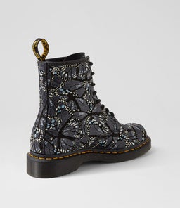 1460 8 EYE BOOT BUTTERFLY GREY SUEDE