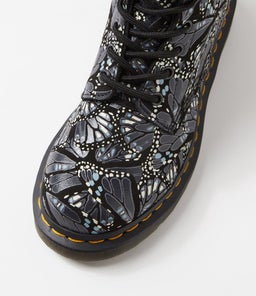 1460 8 EYE BOOT BUTTERFLY GREY SUEDE