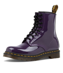 1460 8 EYE BOOT BLACKCURRANT PATENT LEATHER