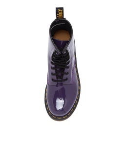 1460 8 EYE BOOT BLACKCURRANT PATENT LEATHER