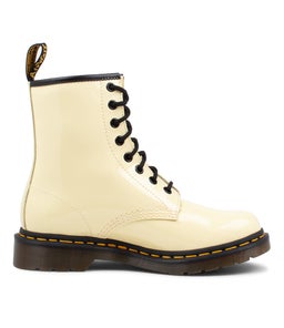 1460 8 EYE BOOT TOIL CREAM PATENT LEATHER