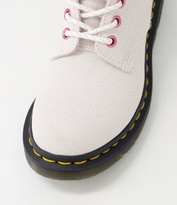 1460 8 EYE BOOT WHITE BEJEWELED LEATHER