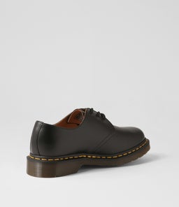 1461 3 EYE SHOES BLACK SMOOTH LEATHER