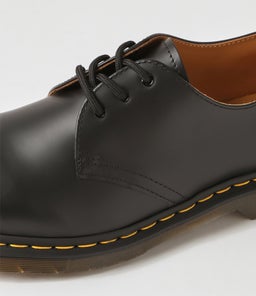 1461 3 EYE SHOES BLACK SMOOTH LEATHER