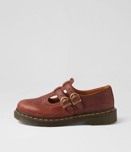 8065 MARY JANE CASHEW LEATHER