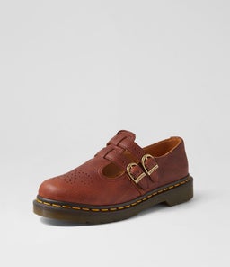 8065 MARY JANE CASHEW LEATHER