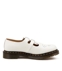 8065 MARY JANE WHITE SMOOTH LEATHER