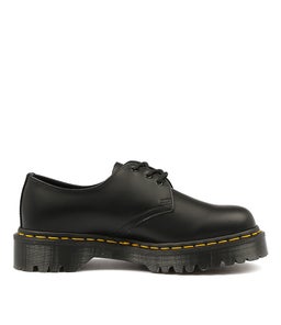 1461 BEX 3 EYE SHOE BLACK SMOOTH LEATHER