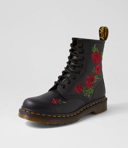 1460 VONDA BLACK LEATHER