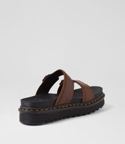 MYLES DARK BROWN OILY ILLUSION LEATHER