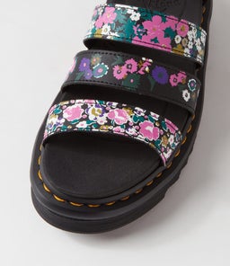 BLAIRE DM VINTAGE FLORAL PRINT LEATHER