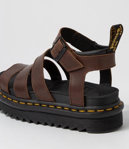 BLAIRE DM DARK BROWN LEATHER