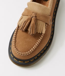 ADRIAN TASSEL LOAFER DM SAVANNAH TAN TUMBLED NUBUCK SUEDE