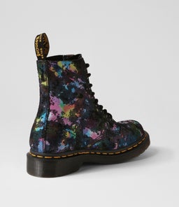 1460 PASCAL 8 EYE BOOT DM RAINBOW BURST SUEDE