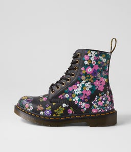 1460 PASCAL 8 EYE BOOT DM VINTAGE FLORAL PRINT LEATHER