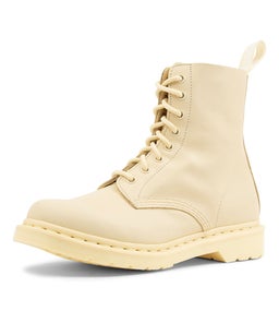 1460 PASCAL 8 EYE BOOT DM TOIL CREAM LEATHER