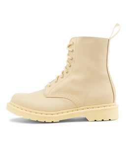 1460 PASCAL 8 EYE BOOT DM TOIL CREAM LEATHER