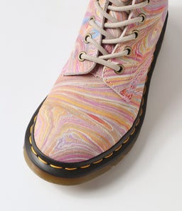 1460 PASCAL 8 EYE BOOT DM PINK ORANGE MARBLED SUEDE