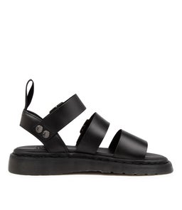 GRYPHON SANDAL DM BLACK BRANDO LEATHER