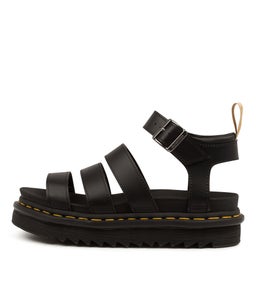 BLAIRE VEGAN SANDAL DM BLACK FELIX RUB OFF SMOOTH