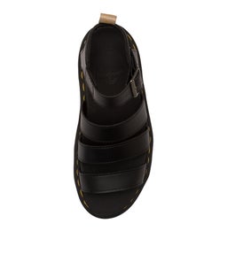 BLAIRE VEGAN SANDAL DM BLACK FELIX RUB OFF SMOOTH