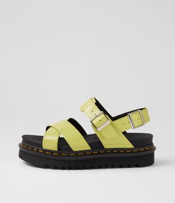 VOSS II SANDAL DM LIME GREEN PATENT LEATHER