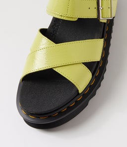 VOSS II SANDAL DM LIME GREEN PATENT LEATHER