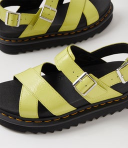 VOSS II SANDAL DM LIME GREEN PATENT LEATHER