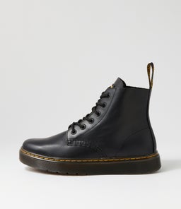 THURSTON CHUKKA 6 EYE DM BLACK LUSSO LEATHER
