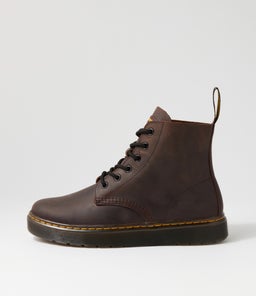 THURSTON CHUKKA 6 EYE DM DARK BROWN CRAZYHORSE LEATHER