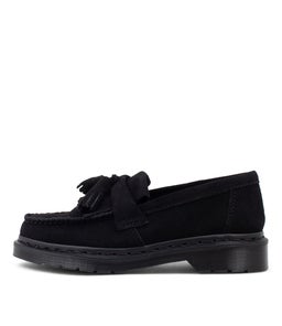 ADRIAN MONO TASSEL LOAFER DM BLACK SUEDE