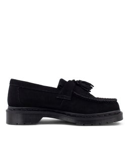 ADRIAN MONO TASSEL LOAFER DM BLACK SUEDE