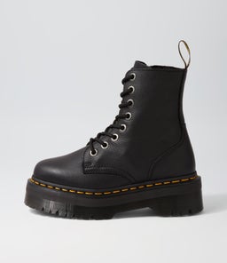 JADON III DM BLACK PISA LEATHER
