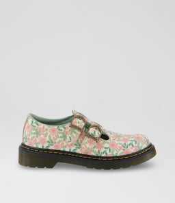 8065 MARY JANE JNR DM CREAM MULTI LEATHER